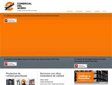 Tablet Screenshot of comasa.com.pe